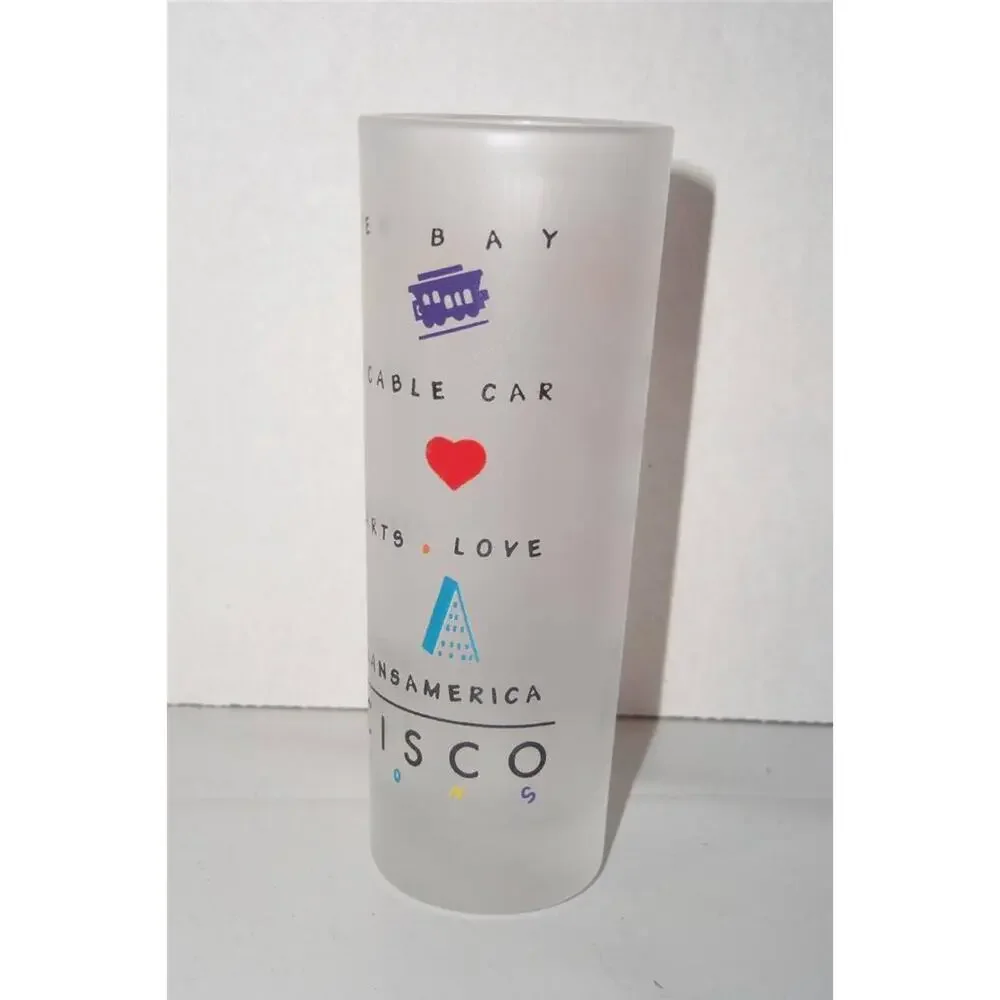 San Francisco Expressions Frosted Tall Shot Glass -081409